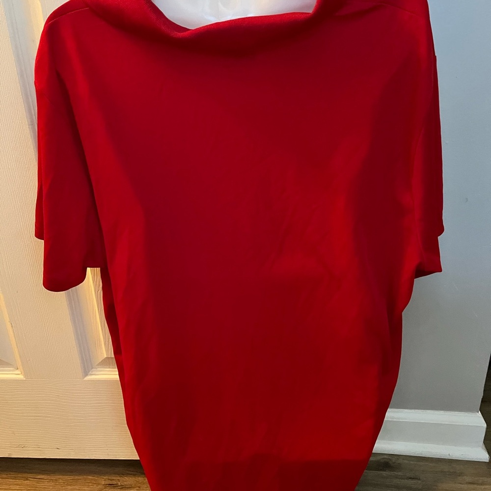 Tractor Supply Co. Women's Red Short Sleeve Polo - Picture 2 of 3